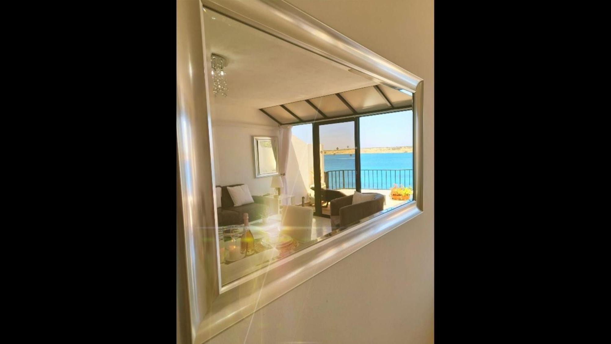 Seafront Apartment Terrace, Lounger & Panoramic Ocean Views Mellieħa Chambre photo